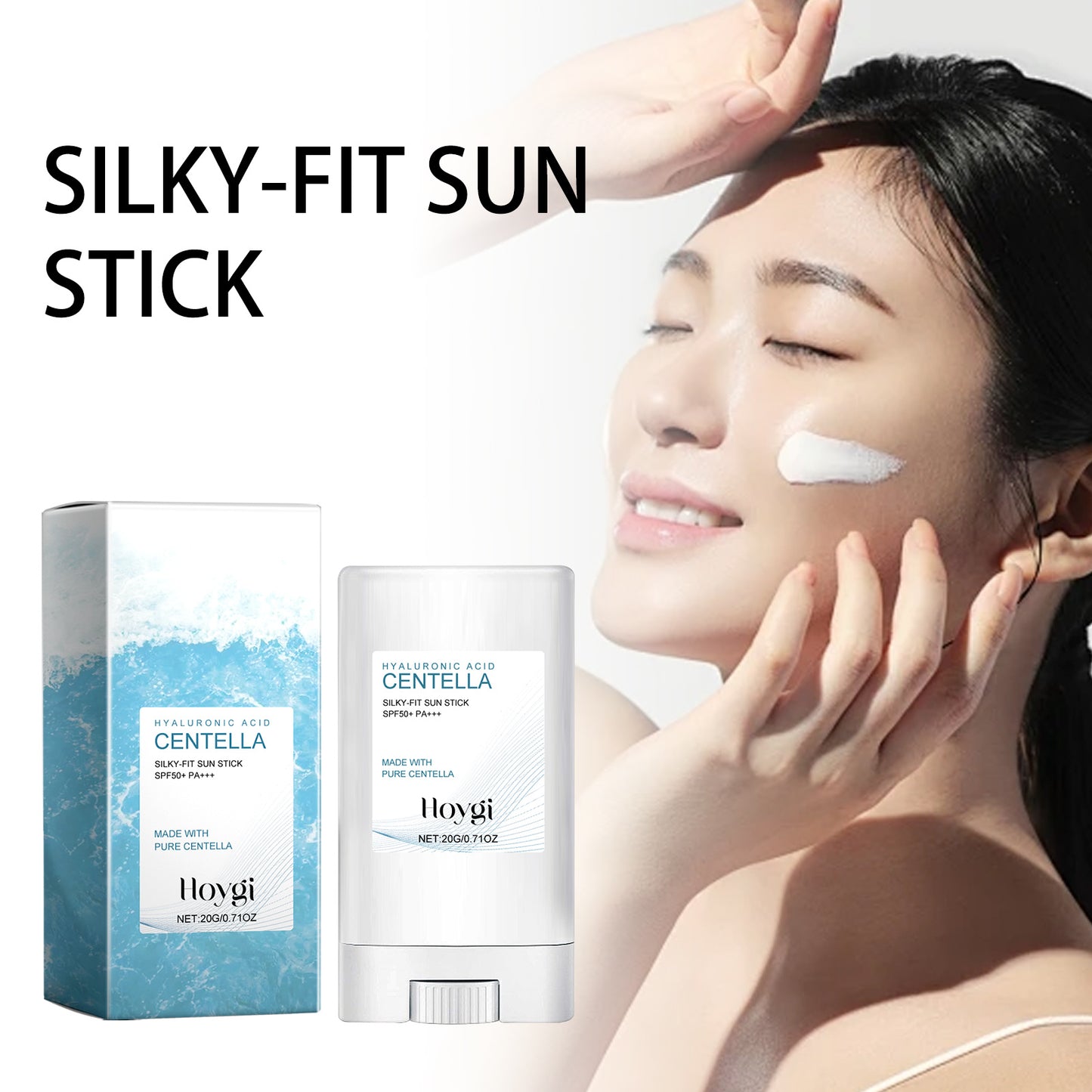 Hoygi Sunscreen Stick – Hyaluronic Acid UV Protection & Moisture Care