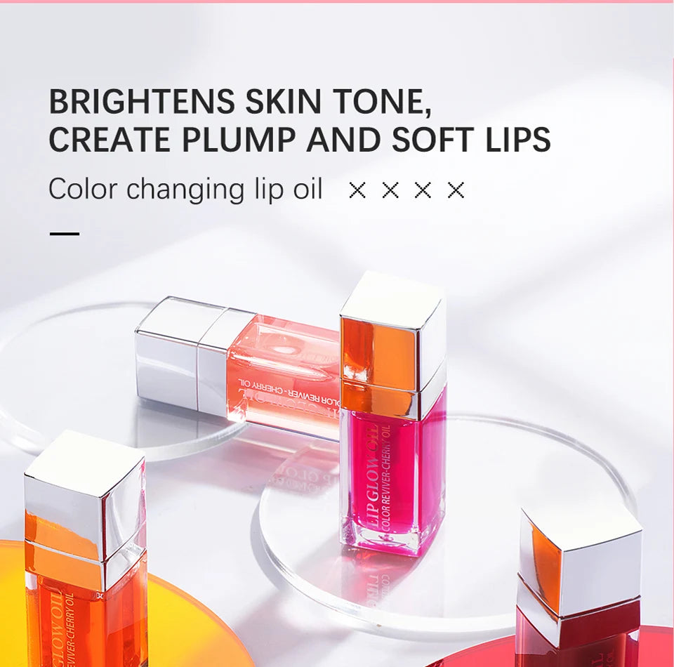 ๐ 3-in-1 Lip Glow Oil โ Moisturizing, Plumping & Glossy Tint