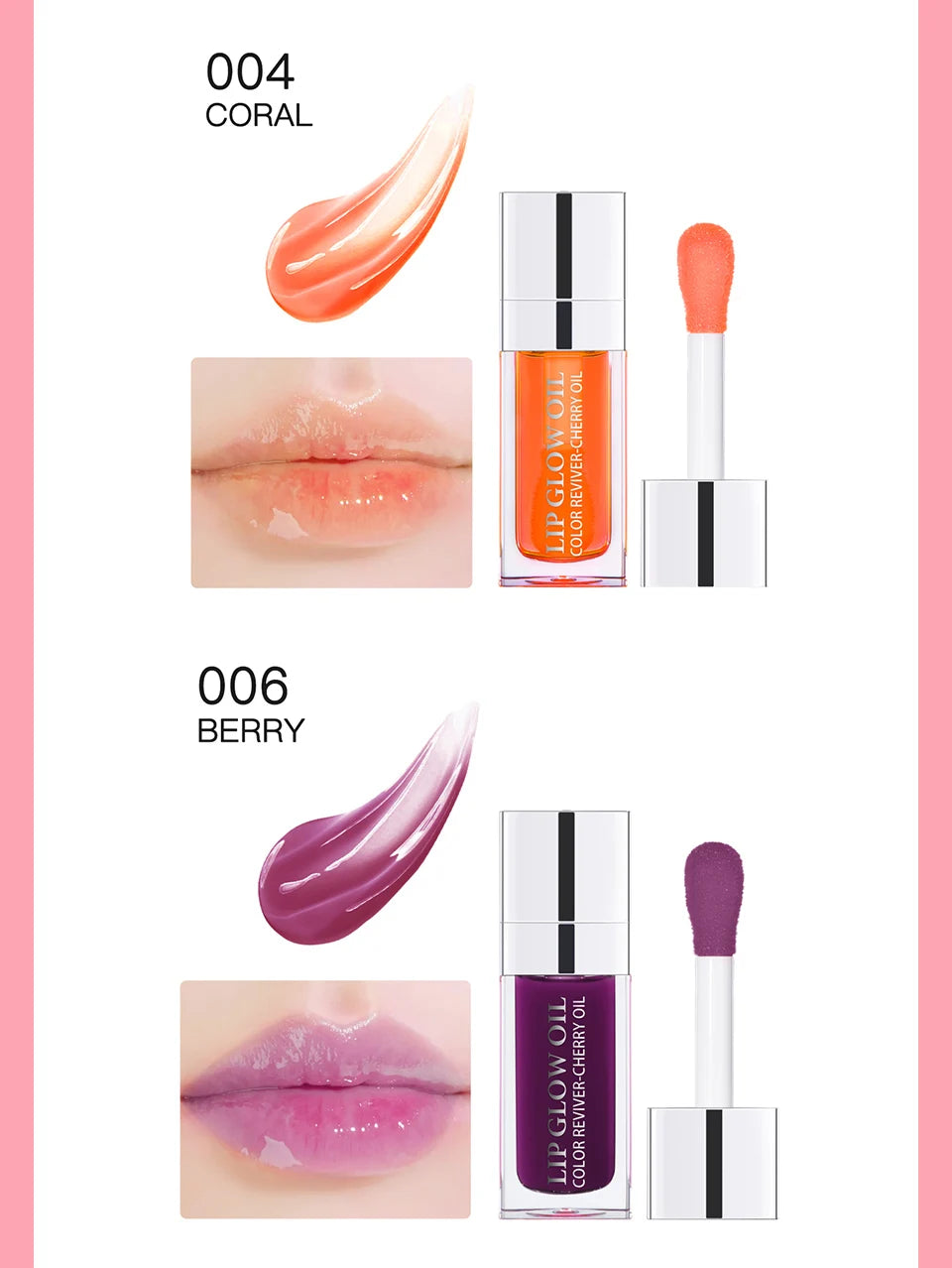 ๐ 3-in-1 Lip Glow Oil โ Moisturizing, Plumping & Glossy Tint