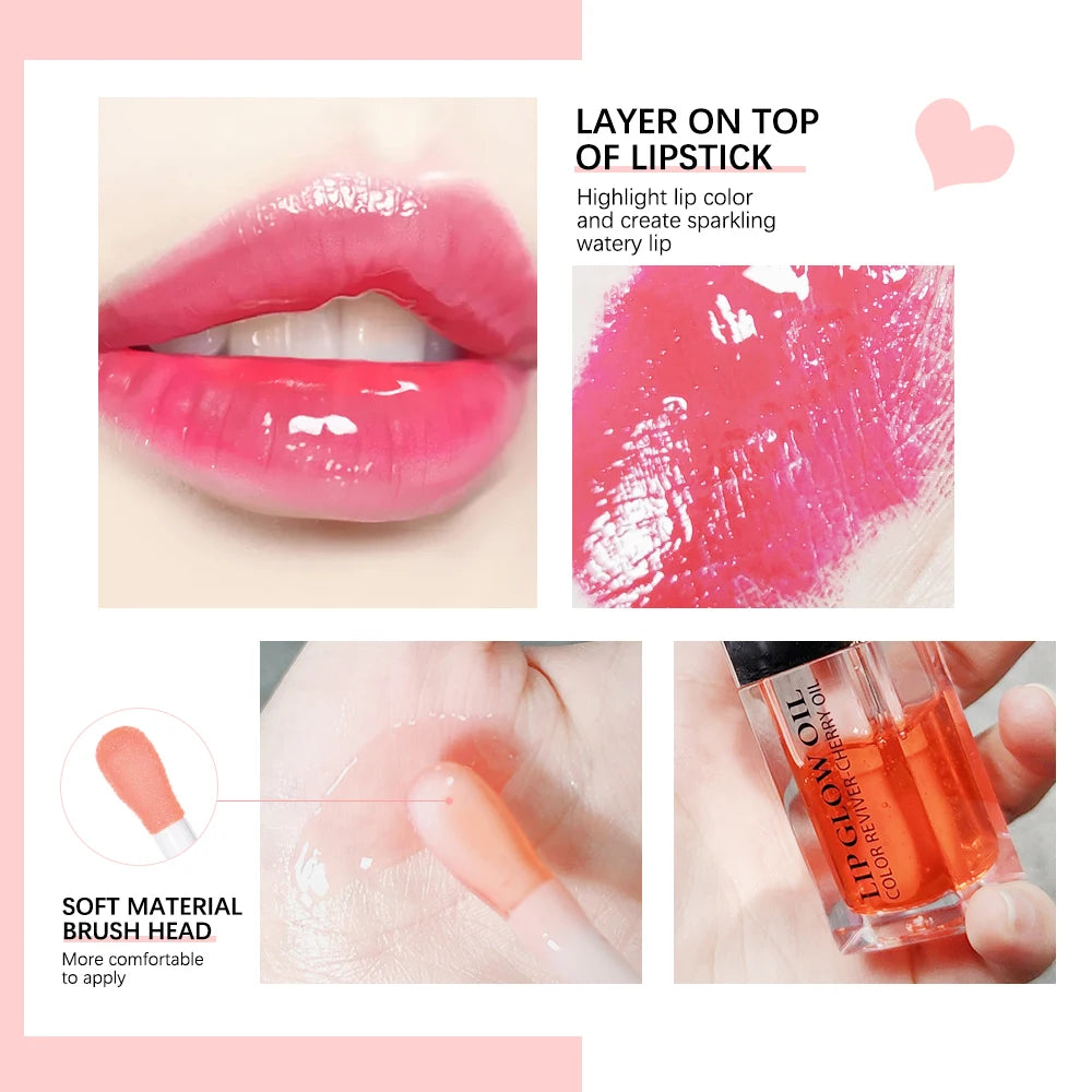 ๐ 3-in-1 Lip Glow Oil โ Moisturizing, Plumping & Glossy Tint