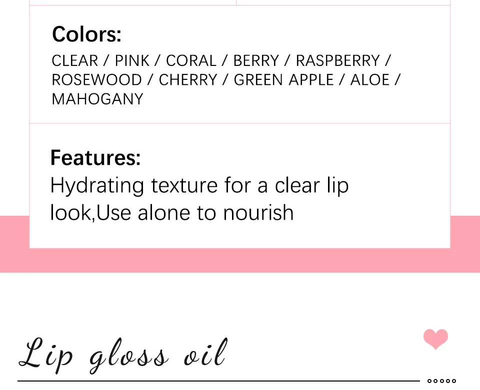 ๐ 3-in-1 Lip Glow Oil โ Moisturizing, Plumping & Glossy Tint