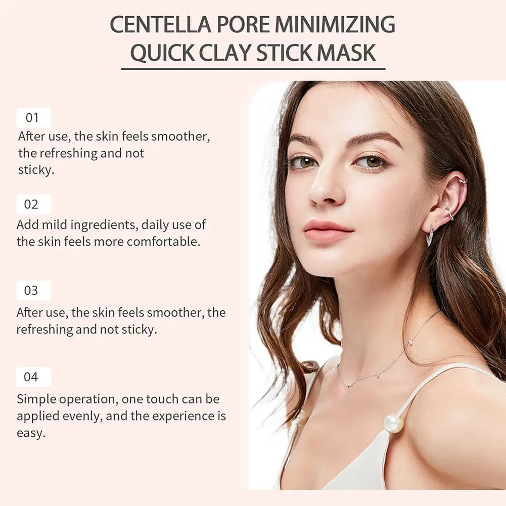 Centella Clay Stick Mask 27g – Deep Hydration, Pore Minimizing & Soothing Facial Care