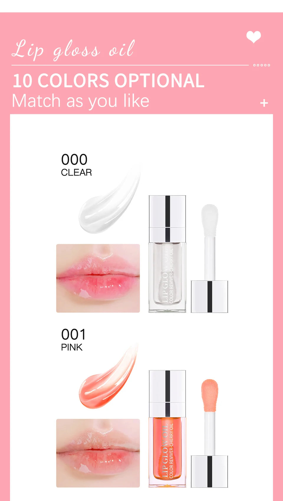 ๐ 3-in-1 Lip Glow Oil โ Moisturizing, Plumping & Glossy Tint