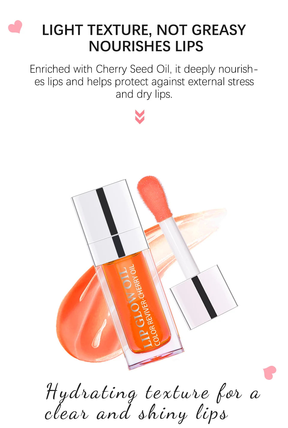 ๐ 3-in-1 Lip Glow Oil โ Moisturizing, Plumping & Glossy Tint