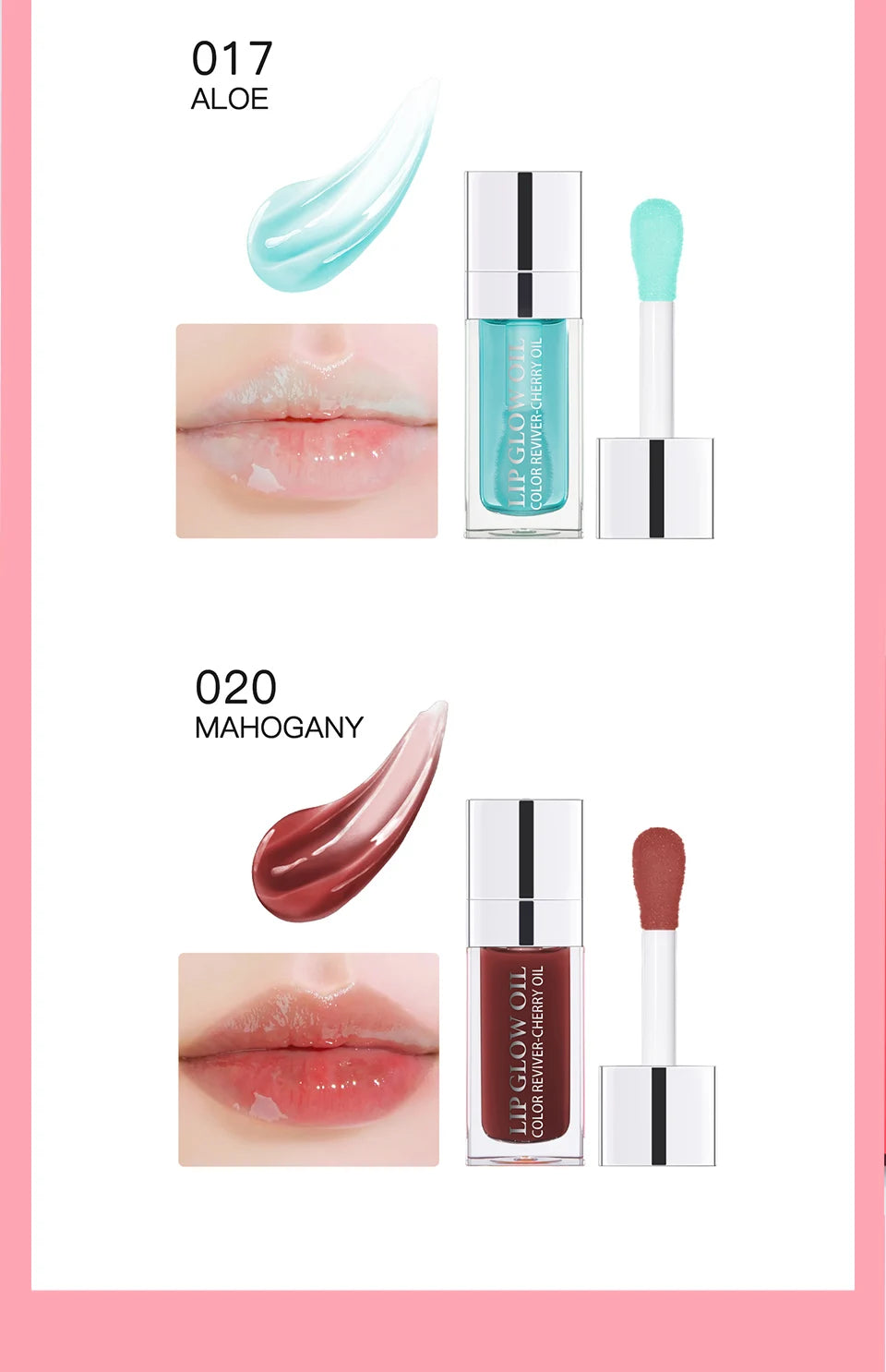 ๐ 3-in-1 Lip Glow Oil โ Moisturizing, Plumping & Glossy Tint