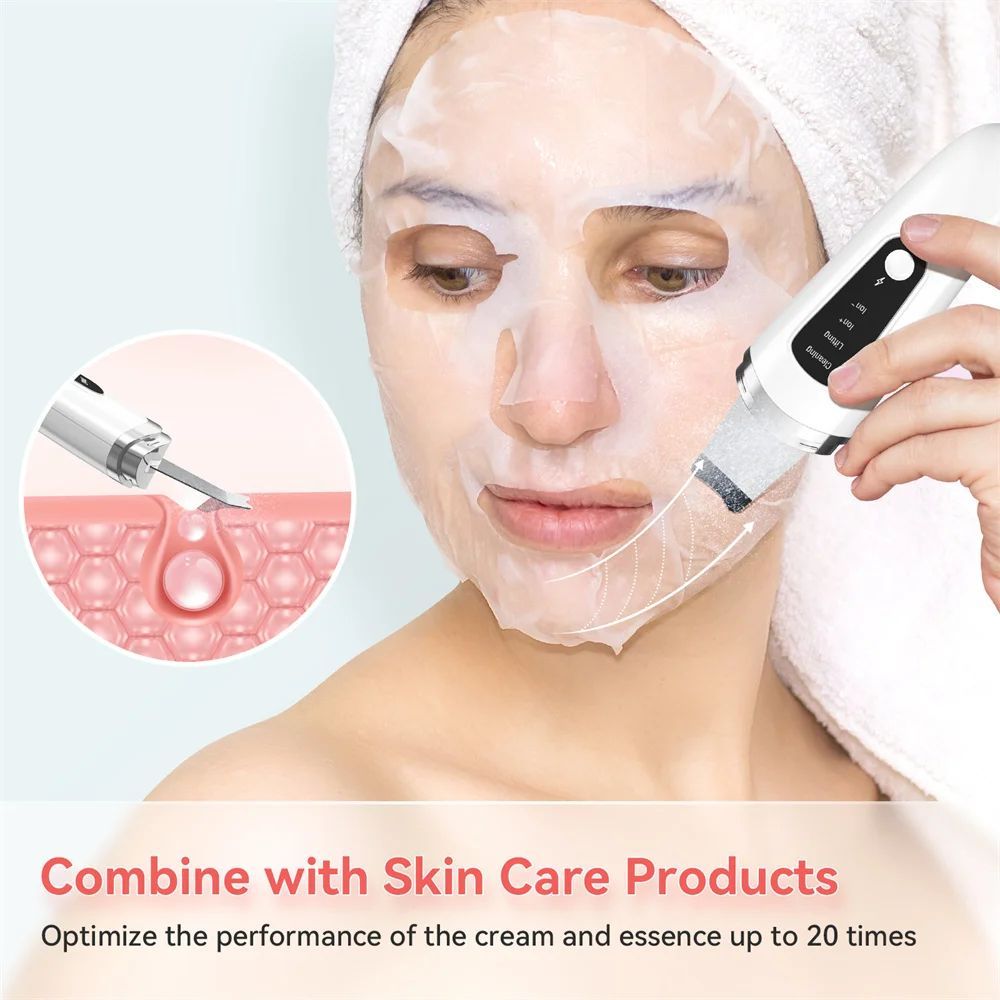 Ultrasonic Skin Scrubber & Blackhead Remover