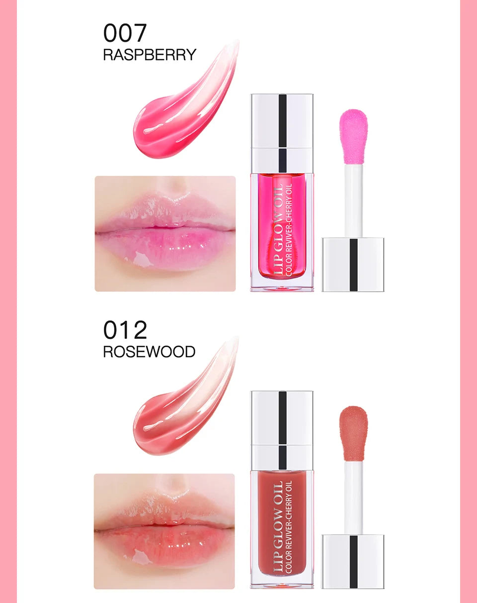💖 3-in-1 Lip Glow Oil – Moisturizing, Plumping & Glossy Tint