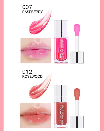 💖 3-in-1 Lip Glow Oil – Moisturizing, Plumping & Glossy Tint