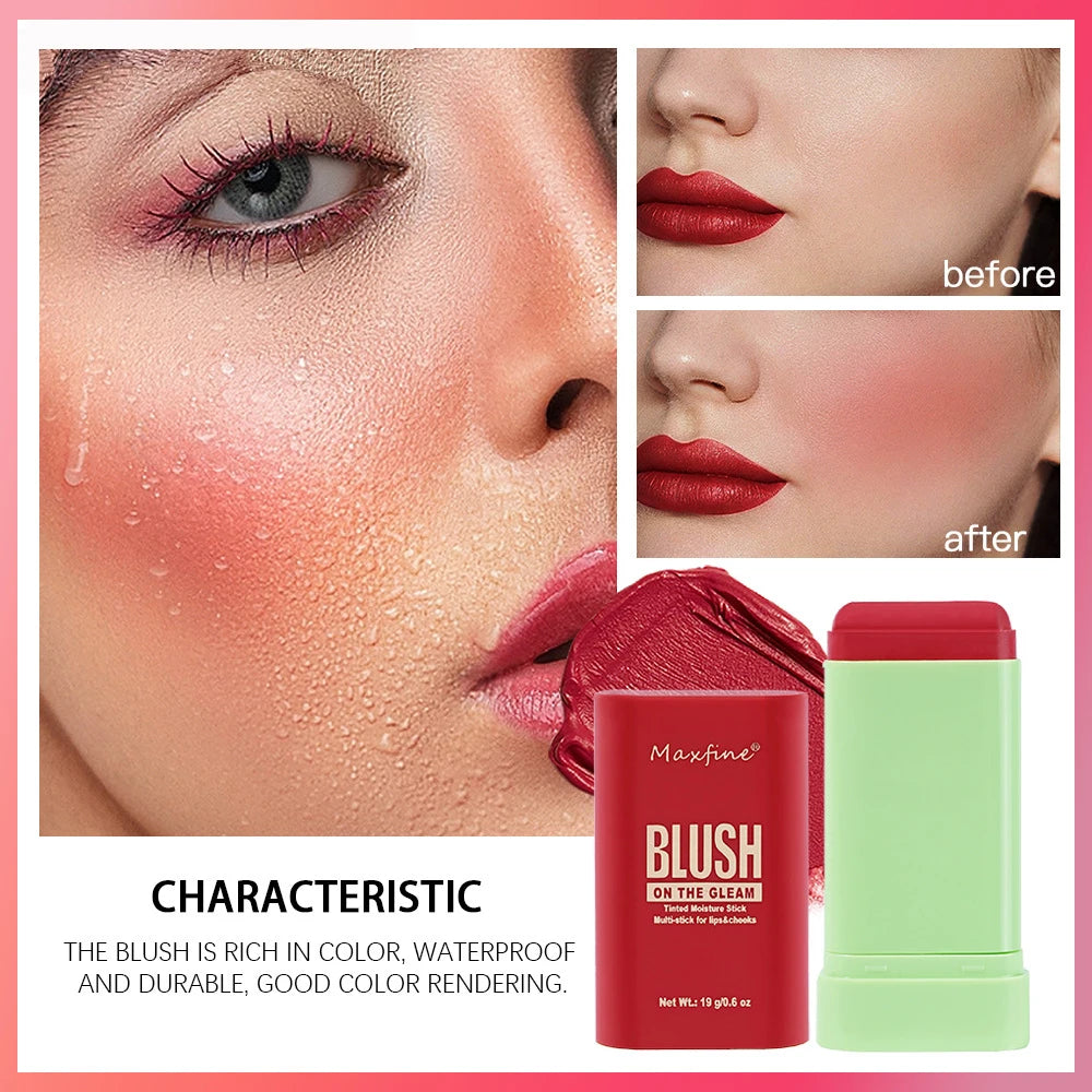 Multi-Functional Blush Stick – Waterproof, Long-Lasting & Easy to Blend