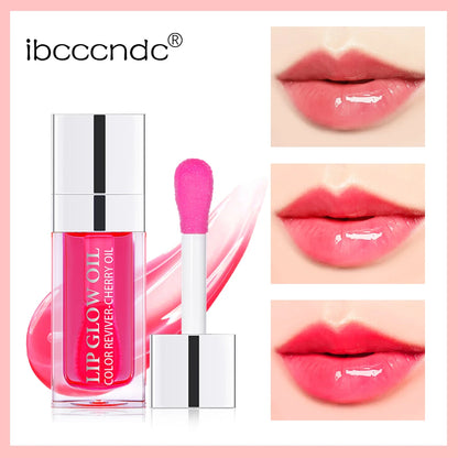💖 3-in-1 Lip Glow Oil – Moisturizing, Plumping & Glossy Tint