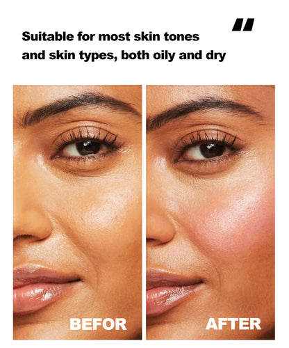 🌸 HANDAIYAN 6-Color Matte Liquid Blush – Long-Lasting, Waterproof & Easy-Blend with Sponge Tip