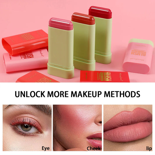 Multi-Functional Blush Stick – Waterproof, Long-Lasting & Easy to Blend