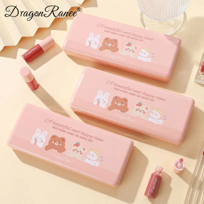 10-Piece Glitter Lip Gloss Set – Moisturizing, Non-Stick, Long-Lasting & Pearlescent Shine