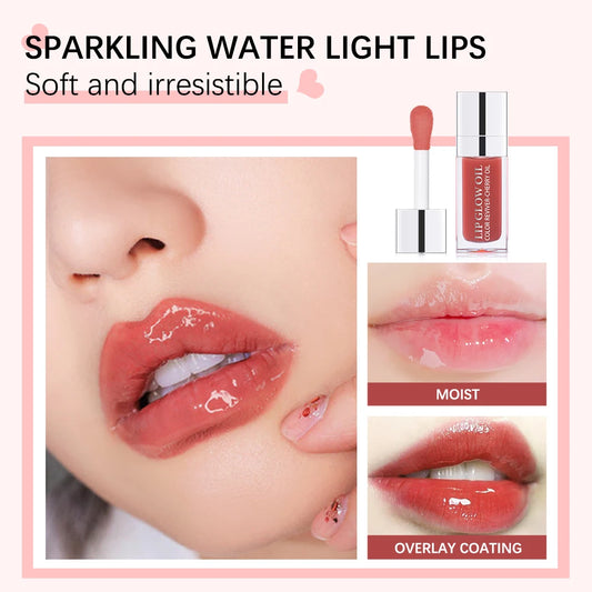 💖 3-in-1 Lip Glow Oil – Moisturizing, Plumping & Glossy Tint